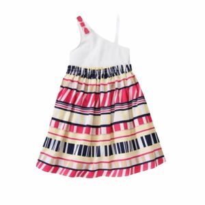Gymboree Cape Cod Cutie Nautical Dress Navy Pink